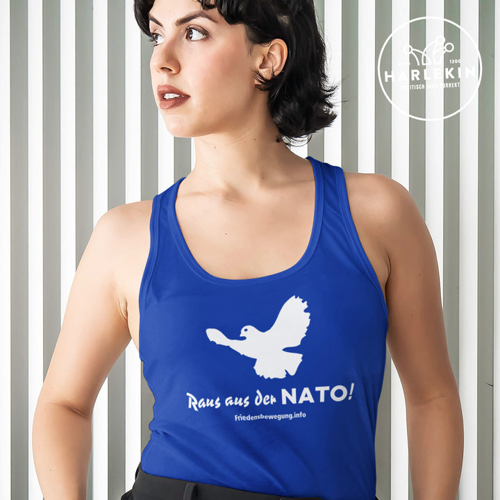 FRIEDENSBEWEGUNG.INFO TANK TOP MÄDELS • RAUS AUS DER NATO
