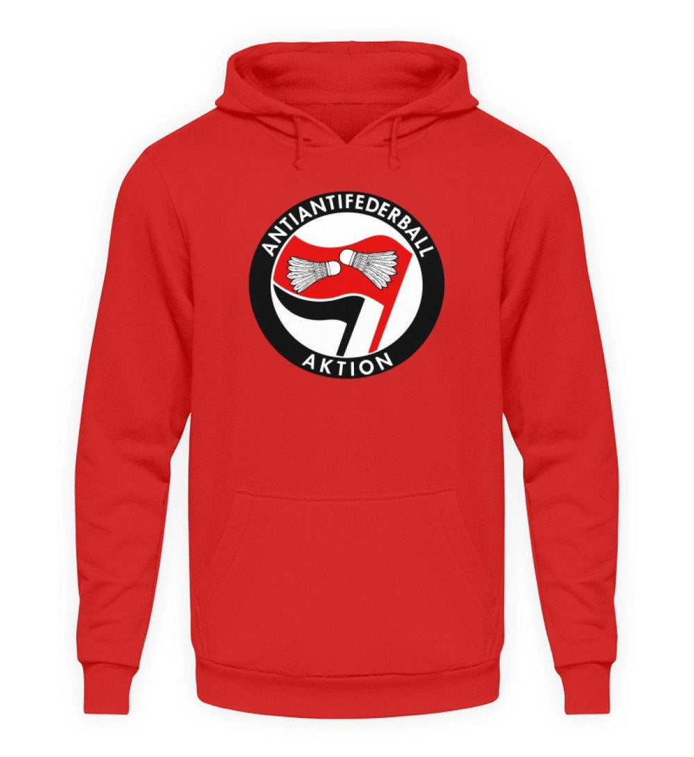 ADBUSTING & GUERILLA HOODIE MÄDELS • ANTIANTIFEDERBALL-AKTION-HARLEKINSHOP