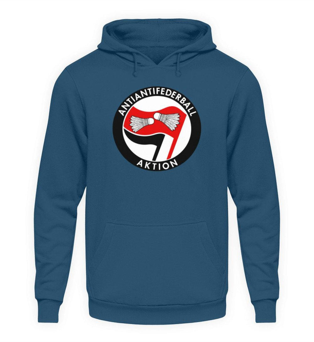 ADBUSTING & GUERILLA HOODIE MÄDELS • ANTIANTIFEDERBALL-AKTION-HARLEKINSHOP