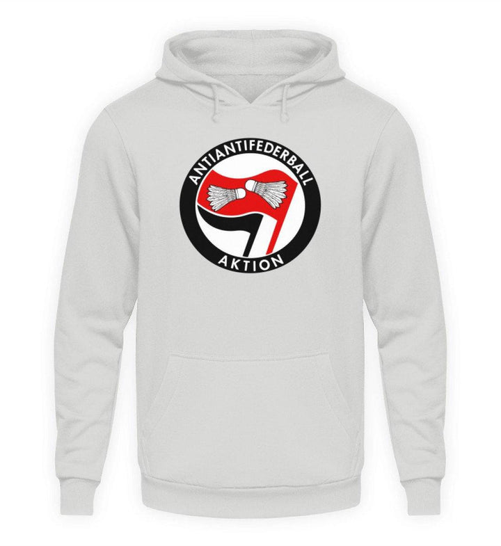 ADBUSTING & GUERILLA HOODIE MÄDELS • ANTIANTIFEDERBALL-AKTION-HARLEKINSHOP