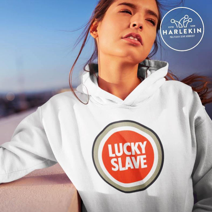 ADBUSTING & GUERILLA HOODIE MÄDELS • LUCKY SLAVE-HARLEKINSHOP