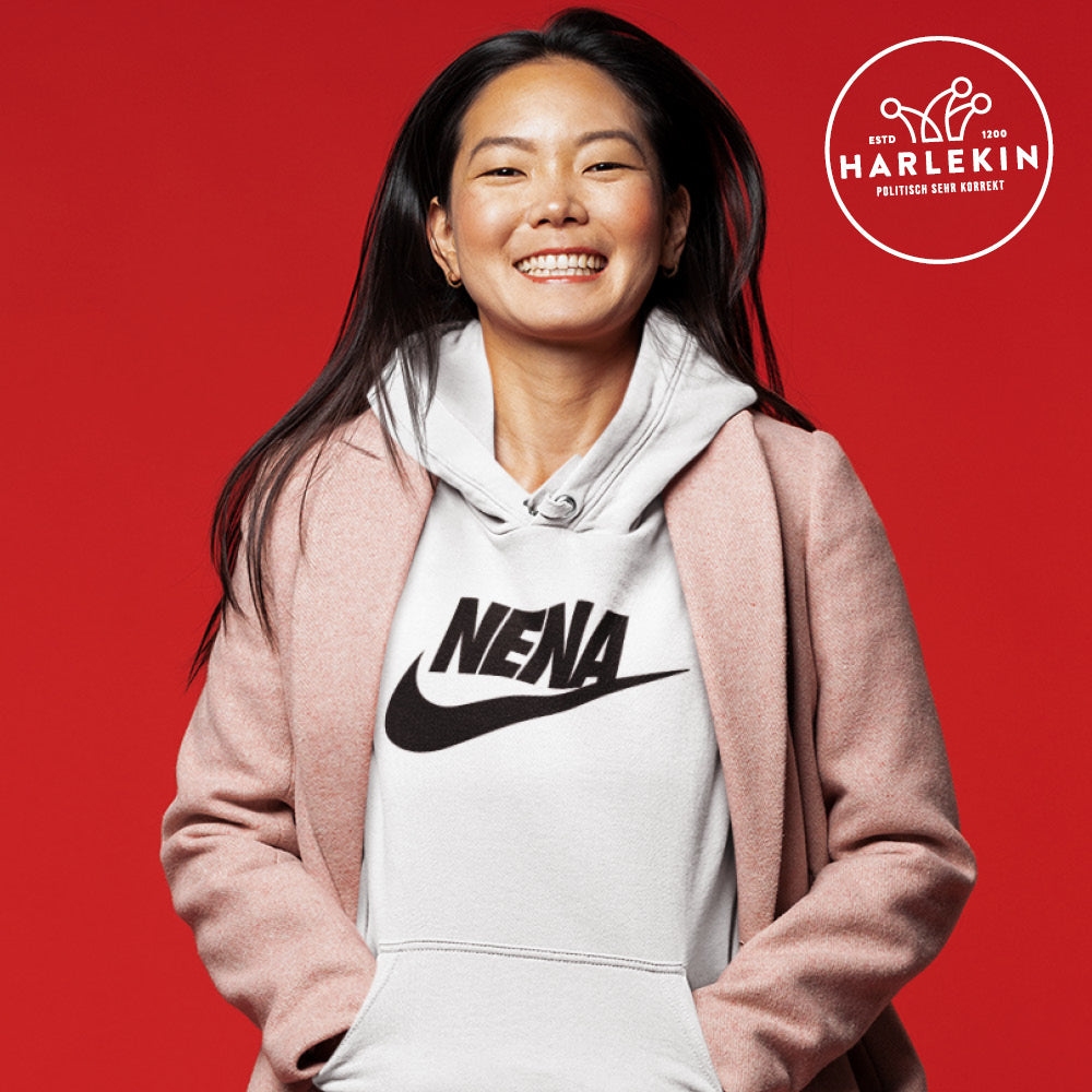 ADBUSTING & GUERILLA HOODIE MÄDELS • NENA: JUST DO IT - HELL-HARLEKINSHOP