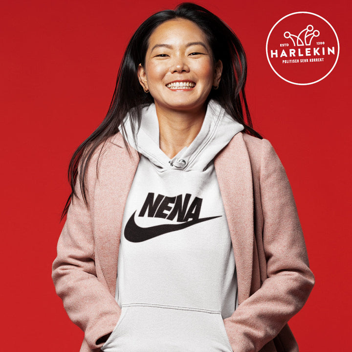 ADBUSTING & GUERILLA HOODIE MÄDELS • NENA: JUST DO IT - HELL-HARLEKINSHOP