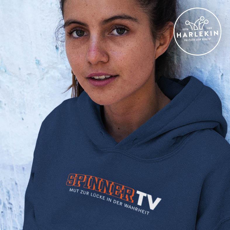 ADBUSTING & GUERILLA HOODIE MÄDELS • SPINNER TV - DUNKEL-HARLEKINSHOP