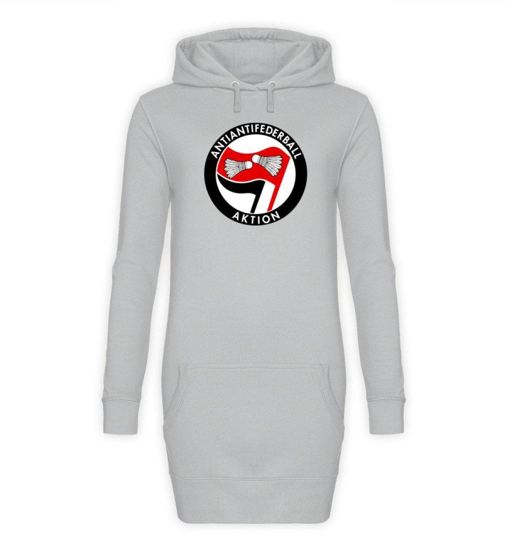 ADBUSTING & GUERILLA HOODIEKLEID MÄDELS • ANTIANTIFEDERBALL-AKTION-HARLEKINSHOP