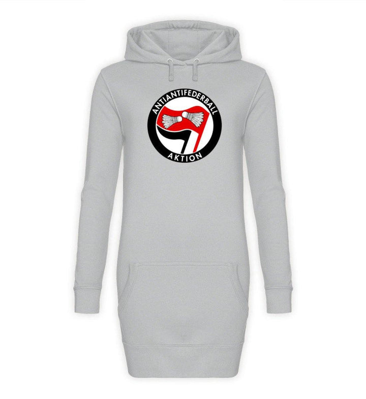 ADBUSTING & GUERILLA HOODIEKLEID MÄDELS • ANTIANTIFEDERBALL-AKTION-HARLEKINSHOP