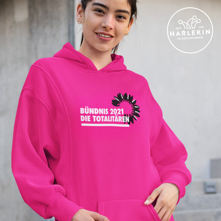 ADBUSTING & GUERILLA HOODIEKLEID MÄDELS • BÜNDNIS 90: DIE TOTALITÄREN-HARLEKINSHOP