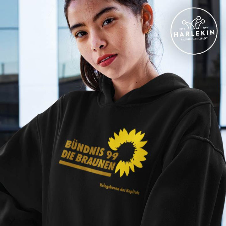 ADBUSTING & GUERILLA HOODIEKLEID MÄDELS • DIE BRAUNEN KRIEGSHUREN-HARLEKINSHOP