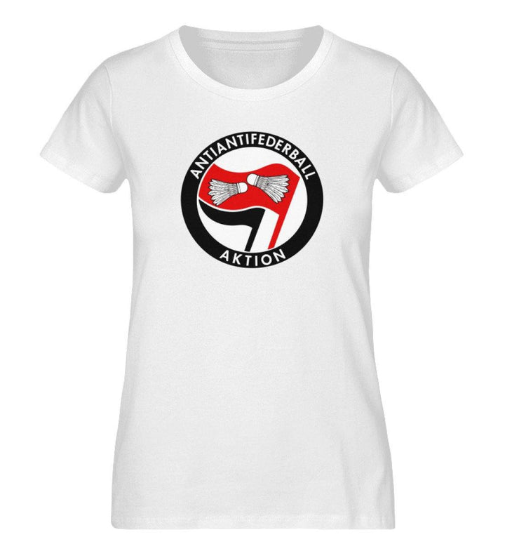 ADBUSTING & GUERILLA ORGANIC SHIRT MÄDELS • ANTIANTIFEDERBALL-AKTION-HARLEKINSHOP
