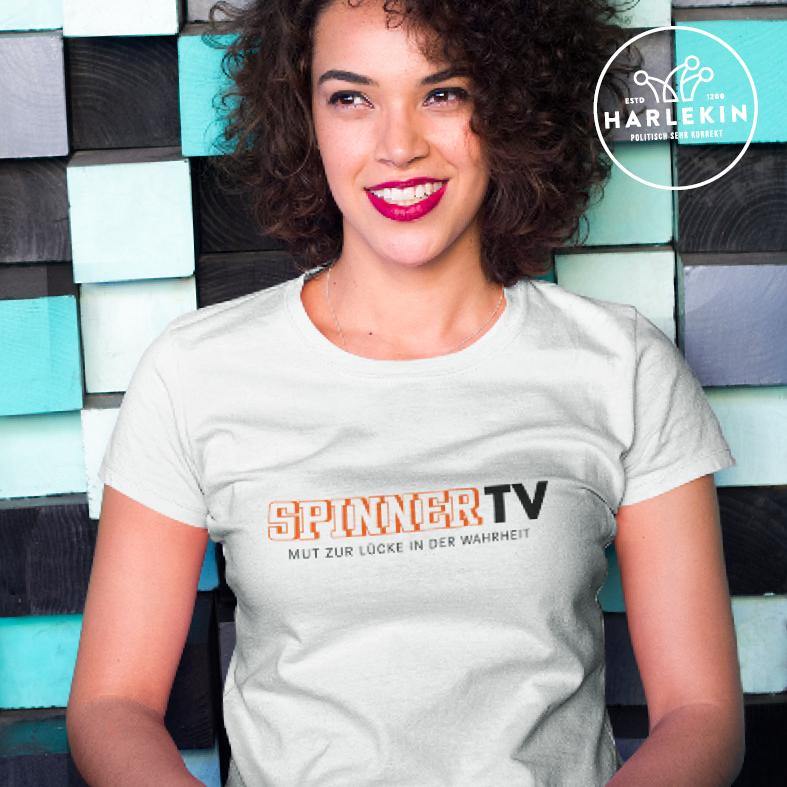 ADBUSTING & GUERILLA ORGANIC SHIRT MÄDELS • SPINNER TV - HELL-HARLEKINSHOP
