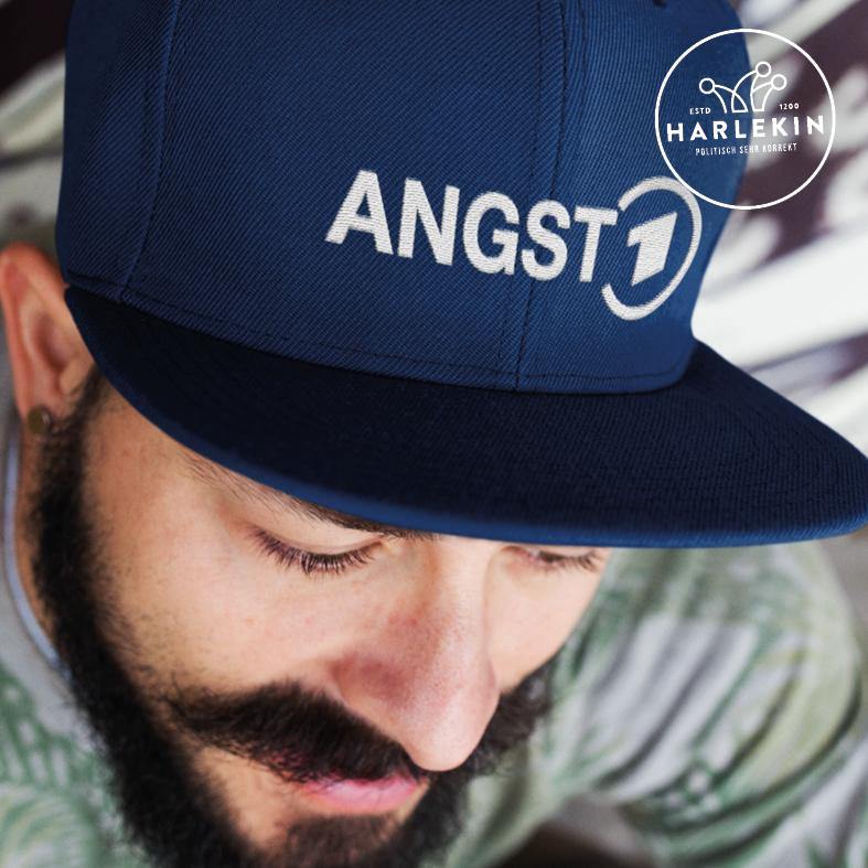 ADBUSTING & GUERILLA SNAPBACK • ARD ANGST // EDLER STICK-HARLEKINSHOP