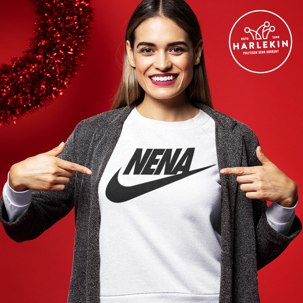 ADBUSTING & GUERILLA SWEATER MÄDELS • NENA: JUST DO IT - HELL-HARLEKINSHOP