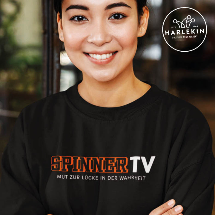 ADBUSTING & GUERILLA SWEATER MÄDELS • SPINNER TV - DUNKEL-HARLEKINSHOP