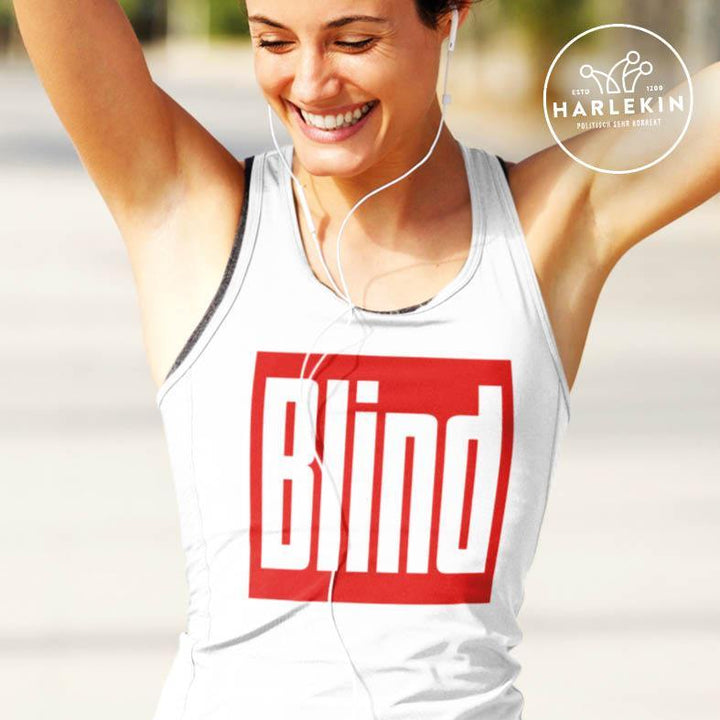 ADBUSTING & GUERILLA TANK TOP MÄDELS • BILD / BLIND-HARLEKINSHOP