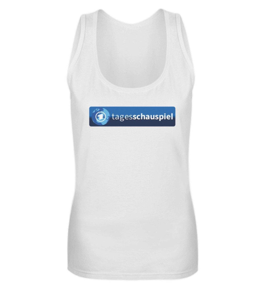 ADBUSTING & GUERILLA TANK TOP MÄDELS • TAGESSCHAUSPIEL LOGO-HARLEKINSHOP