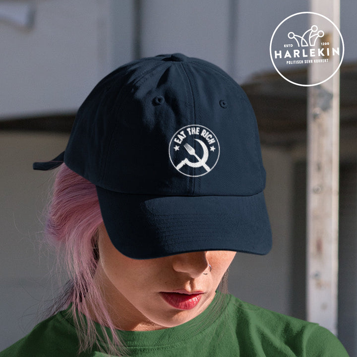 BASEBALL CAP • EAT THE RICH ICON // EDLER STICK-HARLEKINSHOP