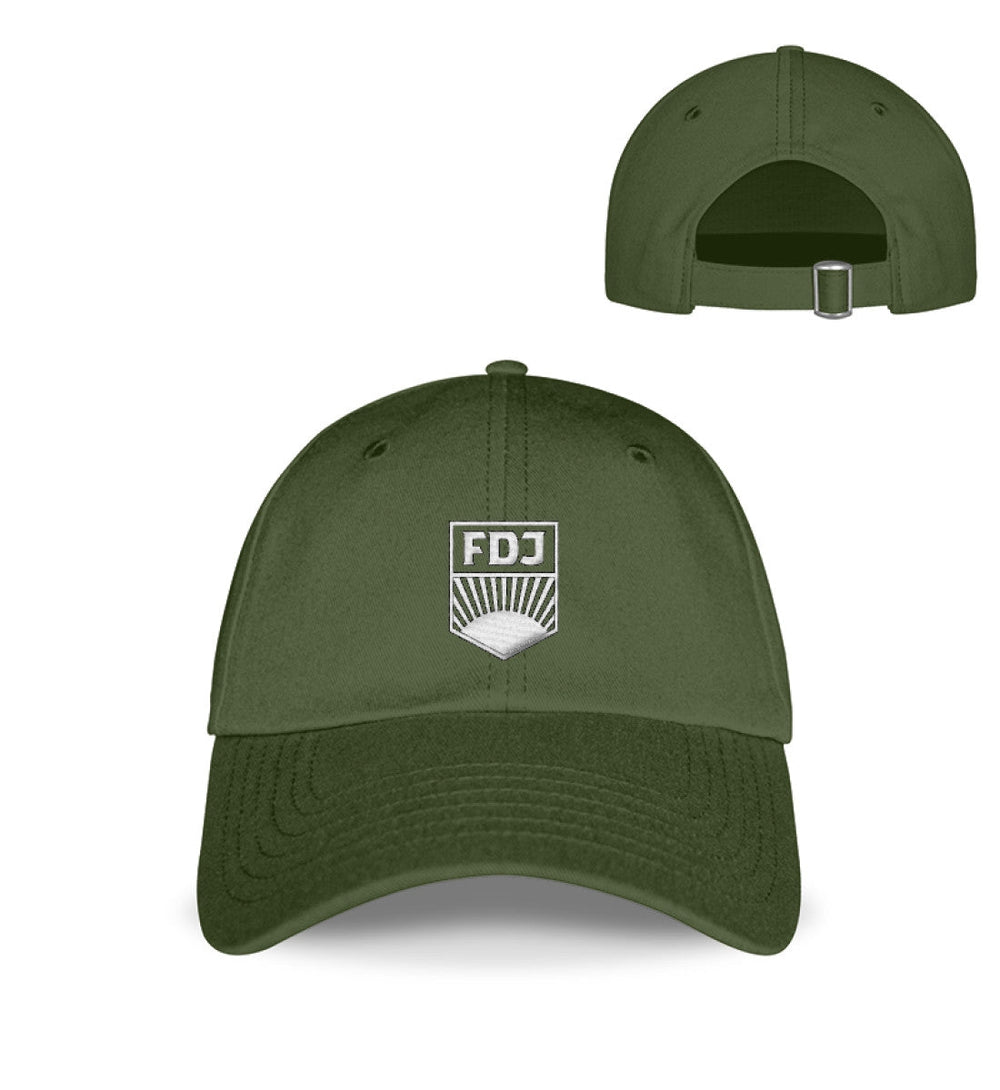 BASEBALL CAP • FDJ - WEISS // EDLER STICK-HARLEKINSHOP