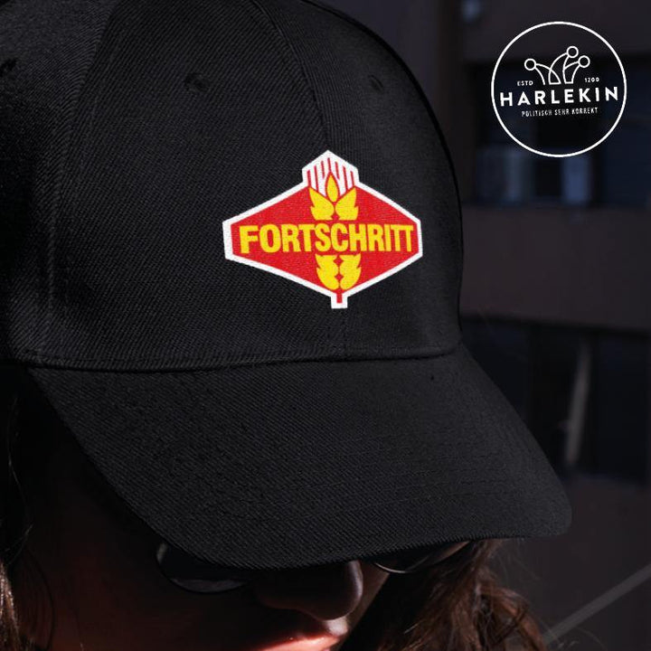 BASEBALL CAP • FORTSCHRITT - FARBIG // EDLER STICK-HARLEKINSHOP