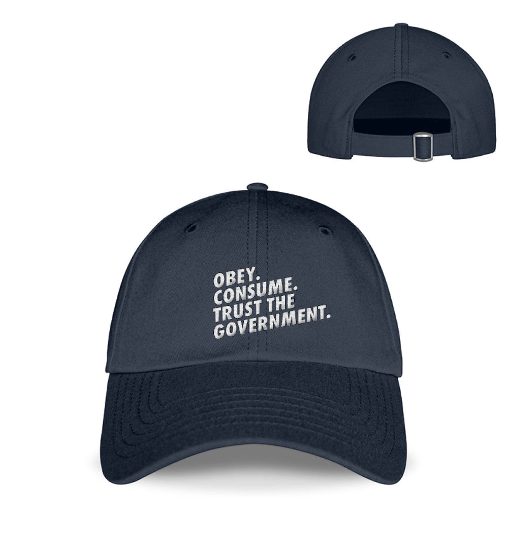 BASEBALL CAP • OBEY. CONSUME. // EDLER STICK-HARLEKINSHOP