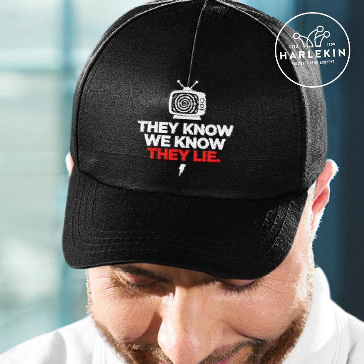BASEBALL CAP • THEY LIE! // EDLER STICK-HARLEKINSHOP