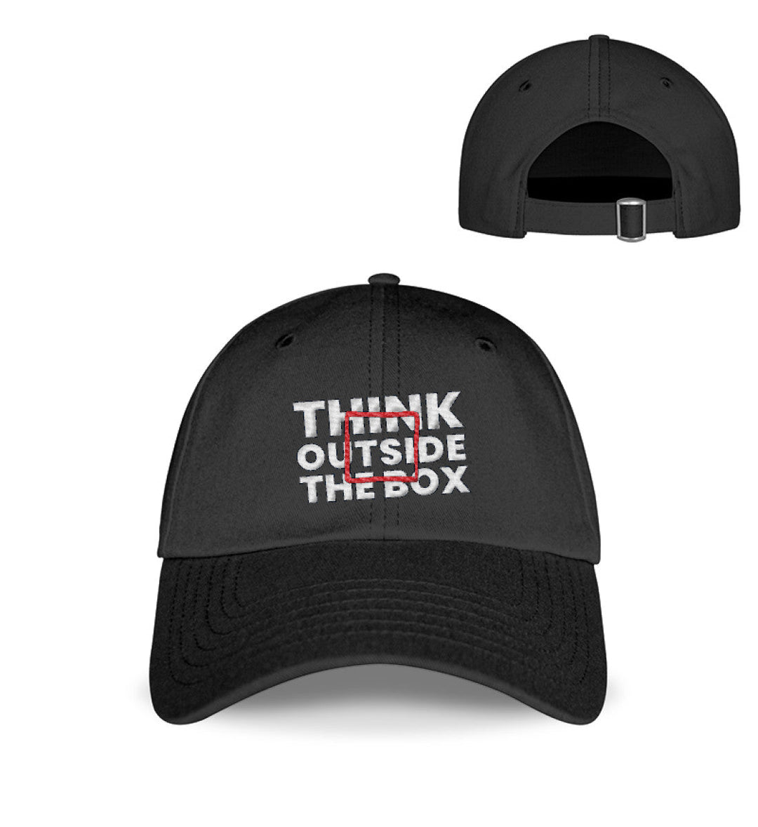 BASEBALL CAP • THINK OUTSIDE THE BOX // EDLER STICK-HARLEKINSHOP