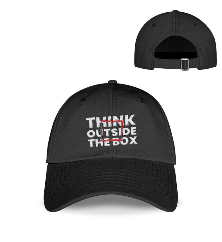 BASEBALL CAP • THINK OUTSIDE THE BOX // EDLER STICK-HARLEKINSHOP