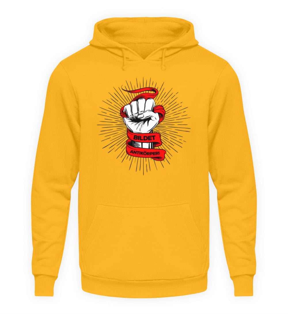 DEMOKR. WIDERSTAND HOODIE MÄDELS • BILDET ANTIKÖRPER! - hell-HARLEKINSHOP