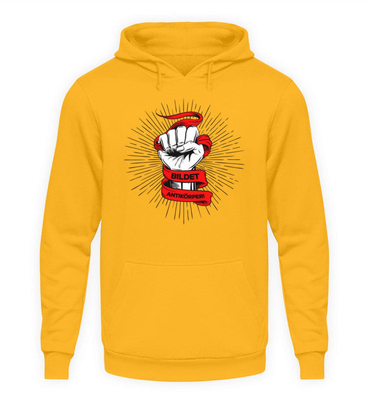 DEMOKR. WIDERSTAND HOODIE MÄDELS • BILDET ANTIKÖRPER! - hell-HARLEKINSHOP