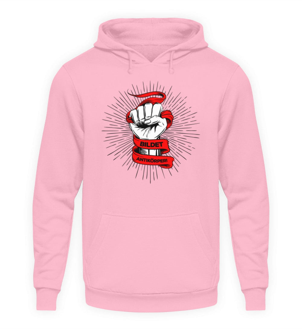 DEMOKR. WIDERSTAND HOODIE MÄDELS • BILDET ANTIKÖRPER! - hell-HARLEKINSHOP