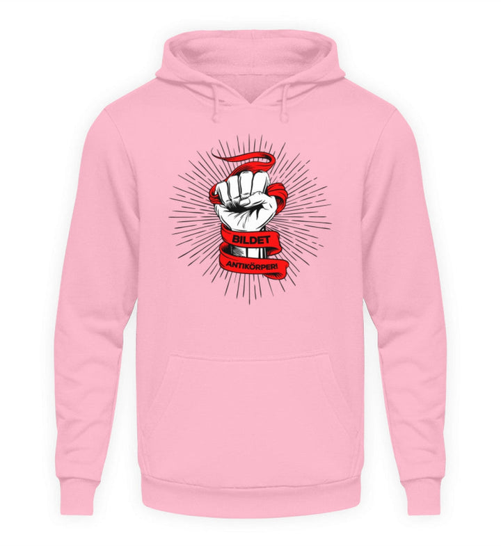 DEMOKR. WIDERSTAND HOODIE MÄDELS • BILDET ANTIKÖRPER! - hell-HARLEKINSHOP