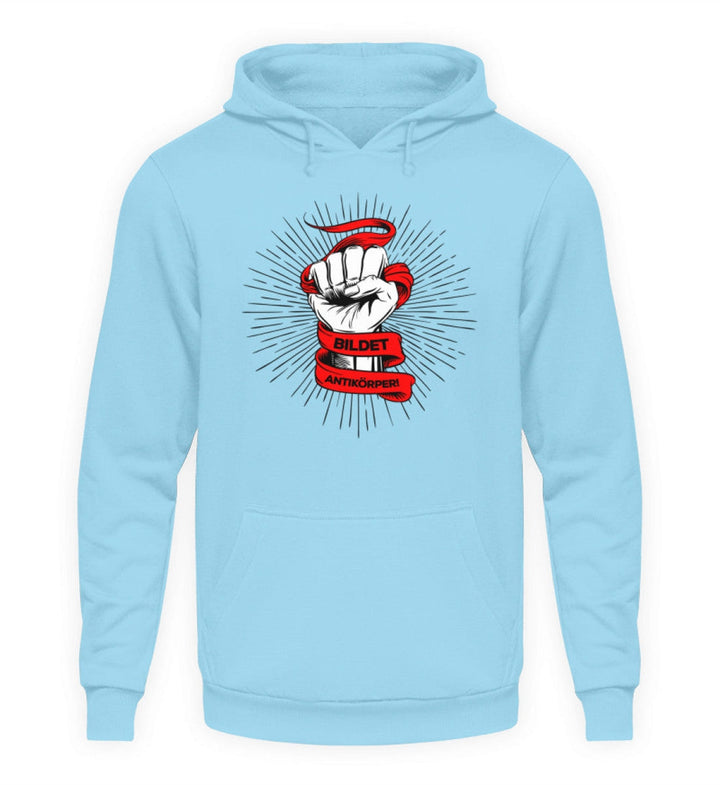 DEMOKR. WIDERSTAND HOODIE MÄDELS • BILDET ANTIKÖRPER! - hell-HARLEKINSHOP