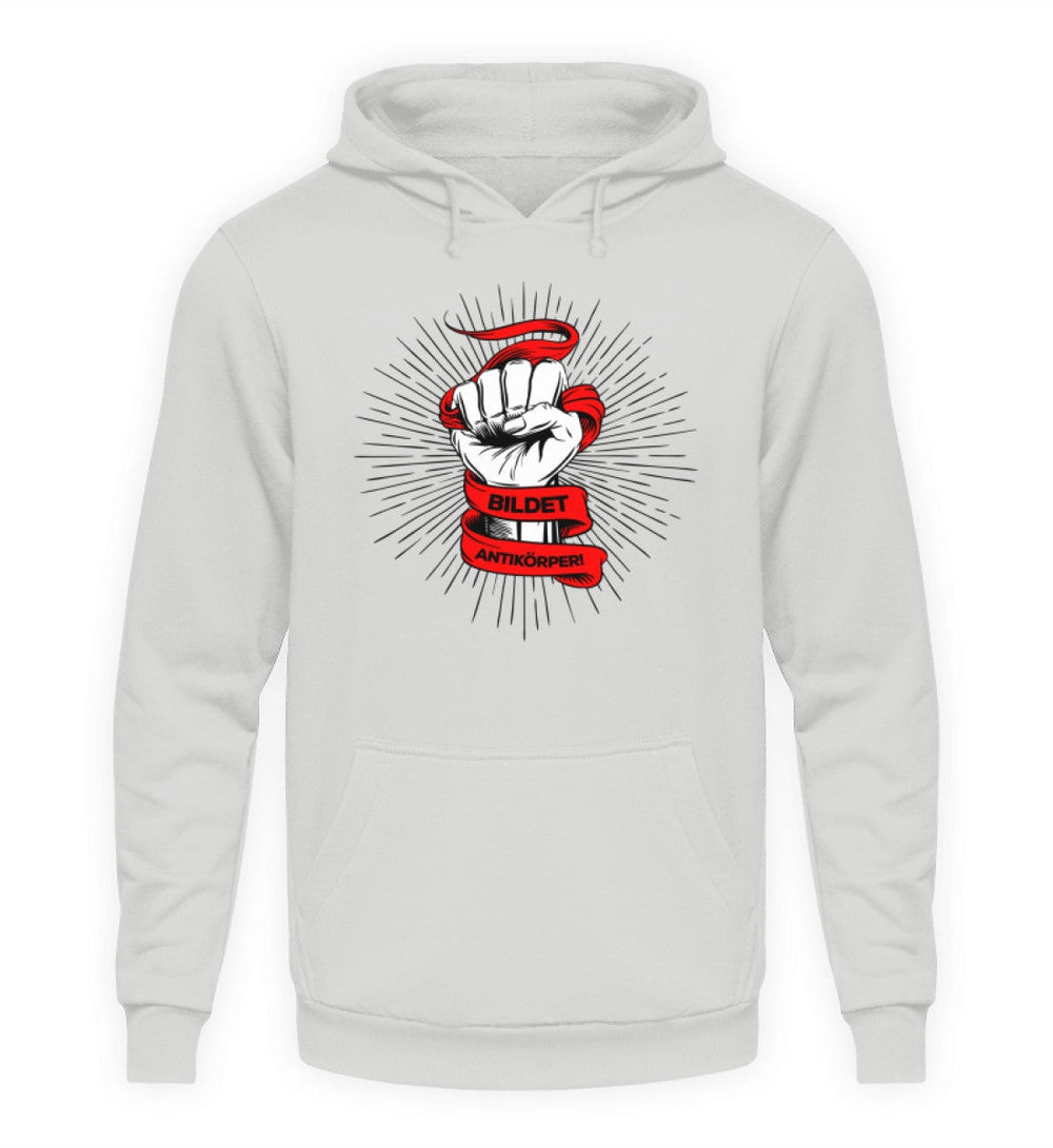 DEMOKR. WIDERSTAND HOODIE MÄDELS • BILDET ANTIKÖRPER! - hell-HARLEKINSHOP