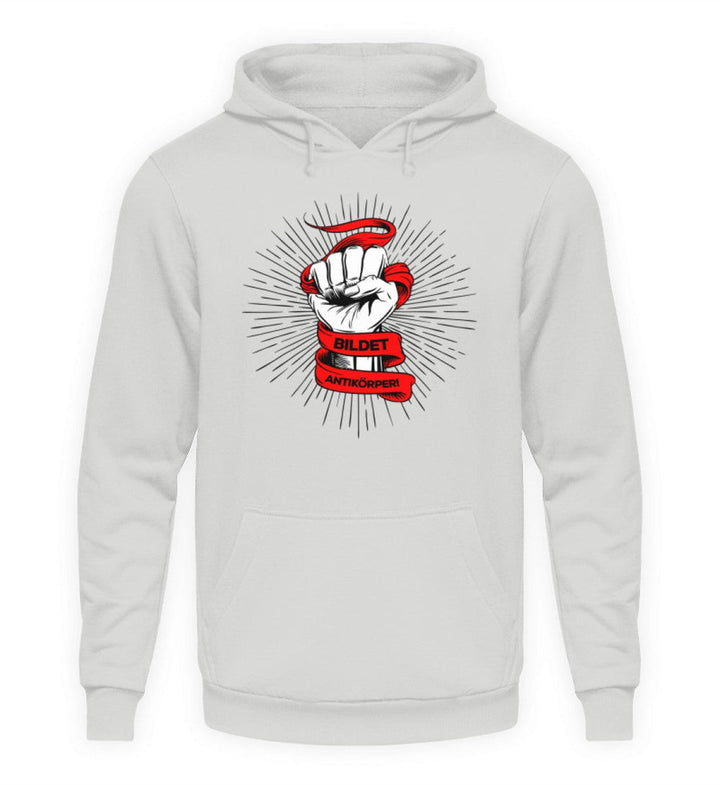 DEMOKR. WIDERSTAND HOODIE MÄDELS • BILDET ANTIKÖRPER! - hell-HARLEKINSHOP