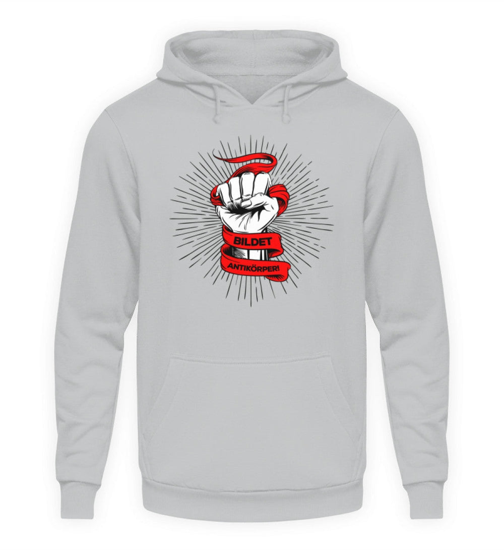 DEMOKR. WIDERSTAND HOODIE MÄDELS • BILDET ANTIKÖRPER! - hell-HARLEKINSHOP