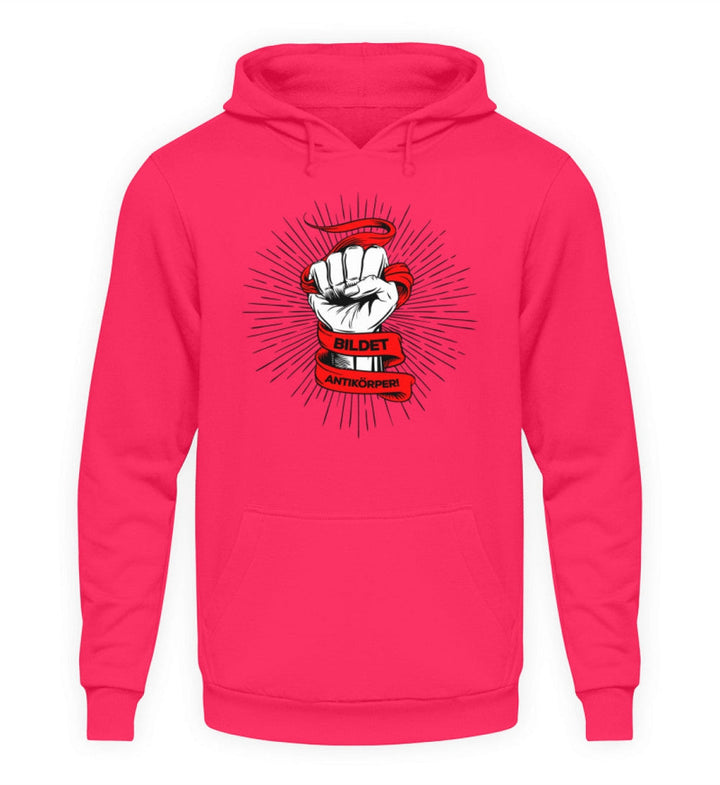 DEMOKR. WIDERSTAND HOODIE MÄDELS • BILDET ANTIKÖRPER! - hell-HARLEKINSHOP
