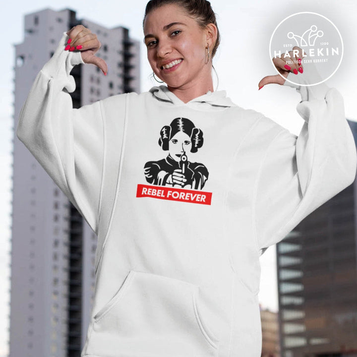 DEMOKR. WIDERSTAND HOODIEKLEID MÄDELS • REBEL FOREVER-HARLEKINSHOP