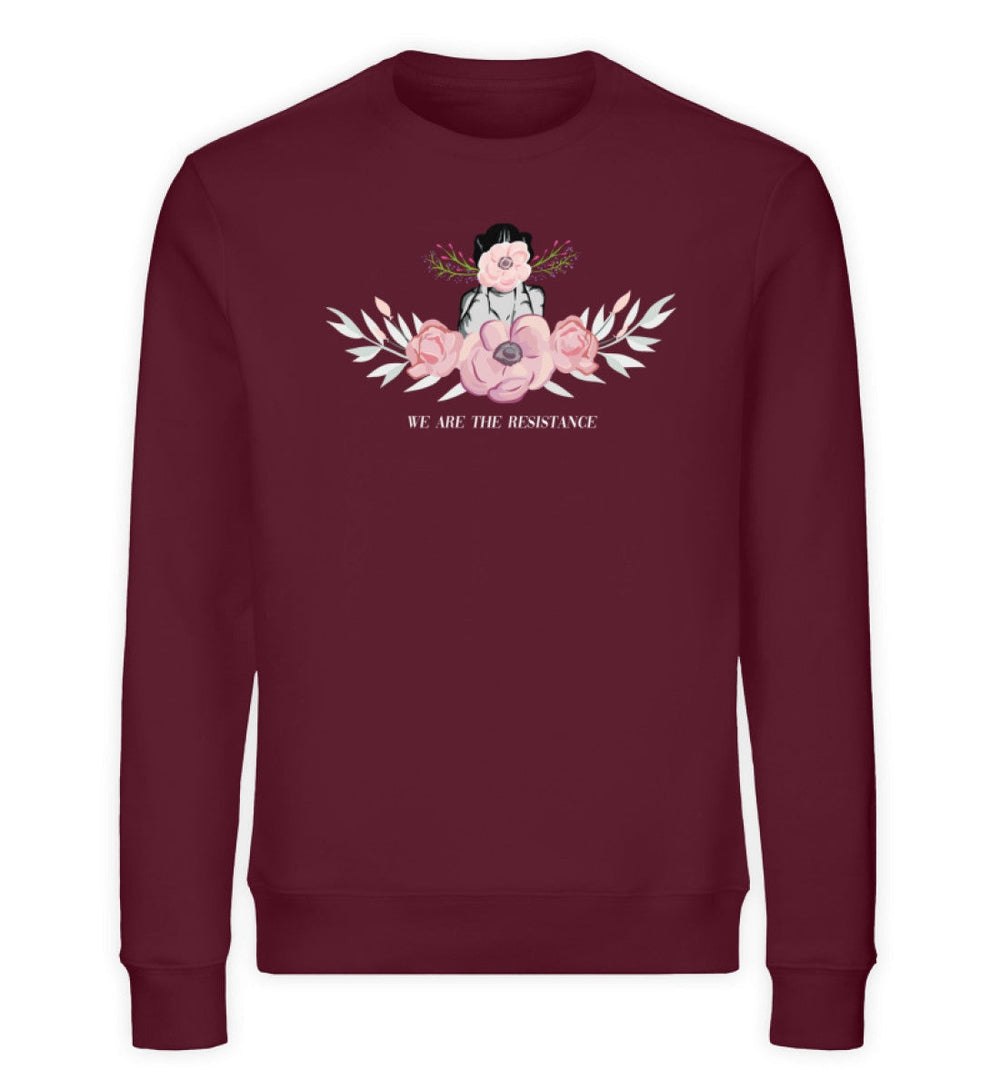 DEMOKR. WIDERSTAND ORGANIC SWEATER MÄDELS • FLOWER RESISTANCE-HARLEKINSHOP