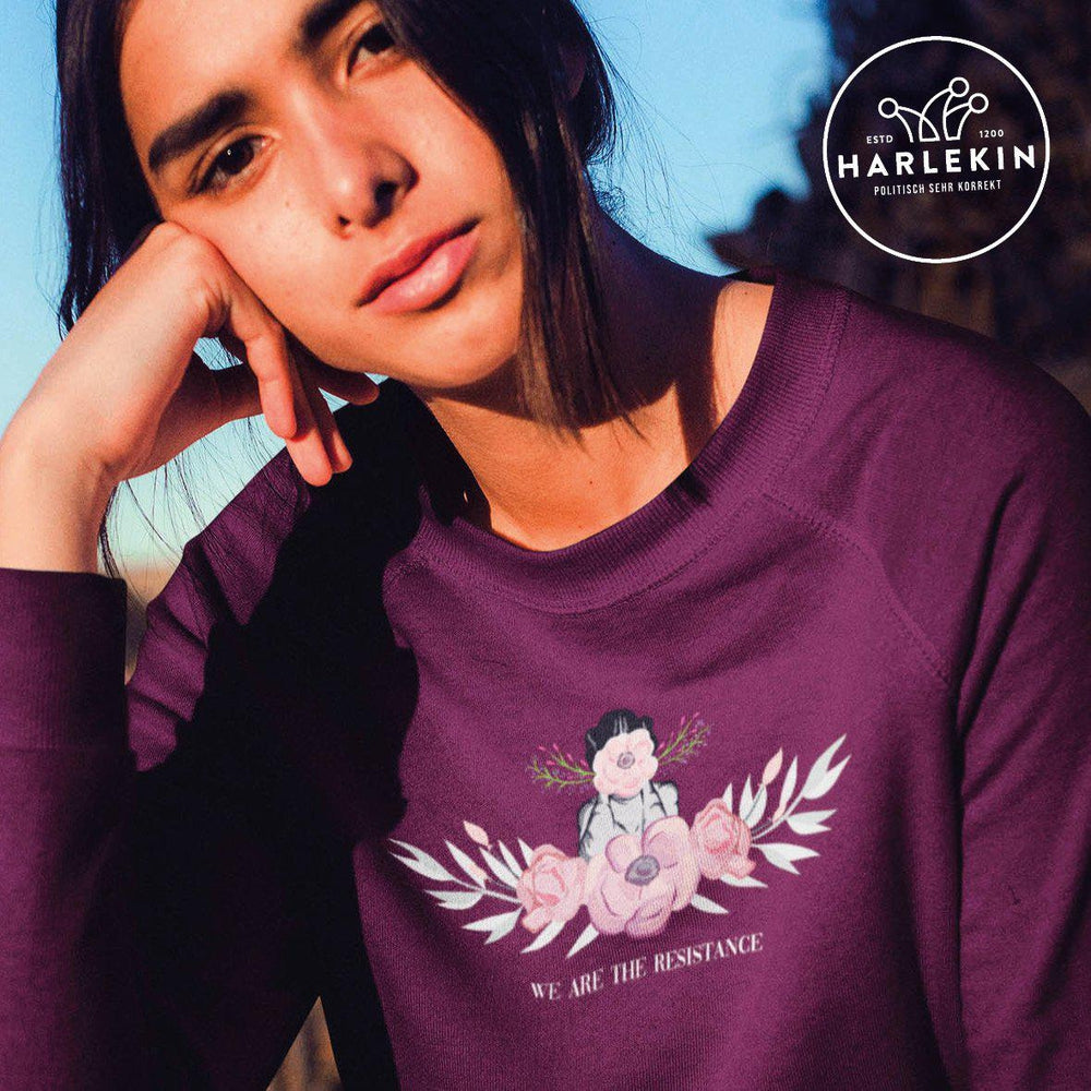 DEMOKR. WIDERSTAND ORGANIC SWEATER MÄDELS • FLOWER RESISTANCE-HARLEKINSHOP
