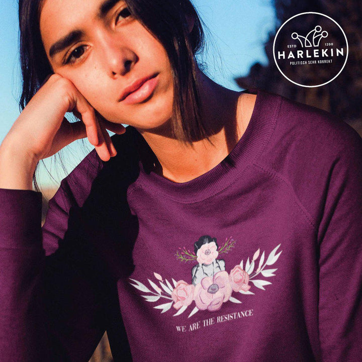 DEMOKR. WIDERSTAND ORGANIC SWEATER MÄDELS • FLOWER RESISTANCE-HARLEKINSHOP