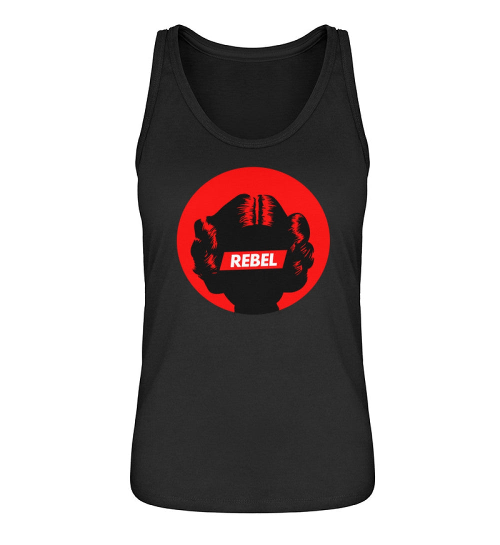 DEMOKR. WIDERSTAND ORGANIC TANK TOP MÄDELS • REBEL GIRL-HARLEKINSHOP
