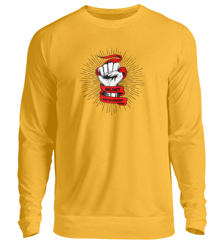 DEMOKR. WIDERSTAND SWEATER MÄDELS • BILDET ANTIKÖRPER! - HELL-HARLEKINSHOP