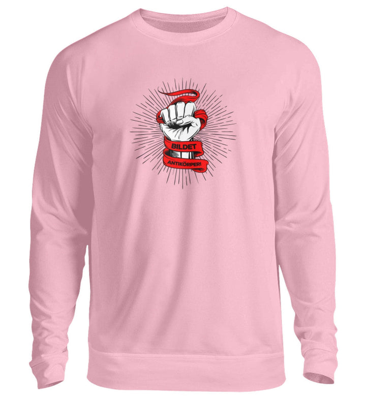 DEMOKR. WIDERSTAND SWEATER MÄDELS • BILDET ANTIKÖRPER! - HELL-HARLEKINSHOP