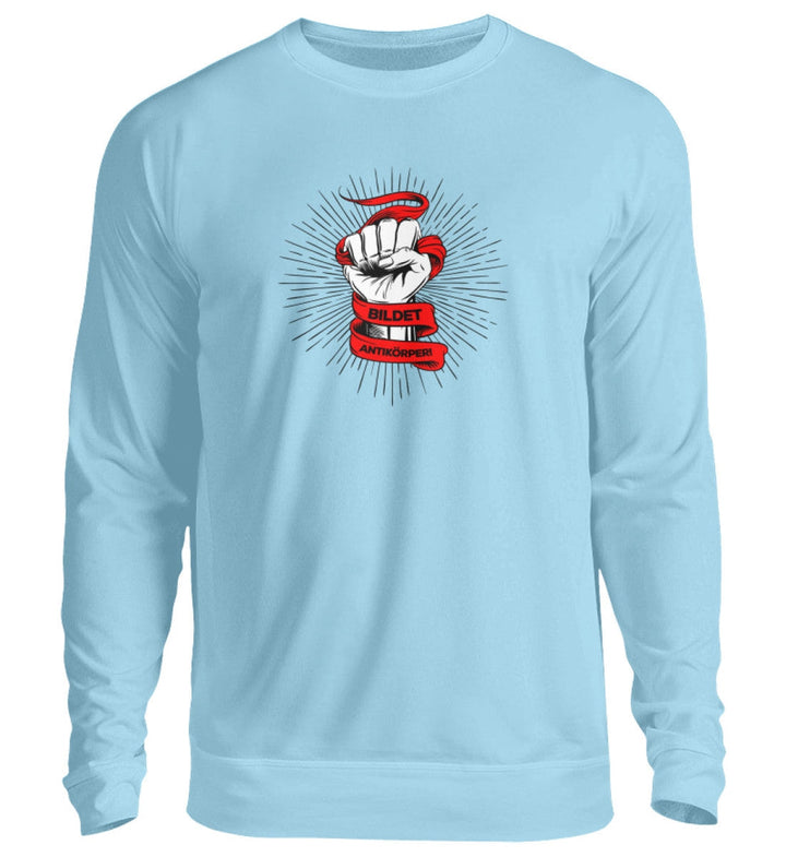DEMOKR. WIDERSTAND SWEATER MÄDELS • BILDET ANTIKÖRPER! - HELL-HARLEKINSHOP