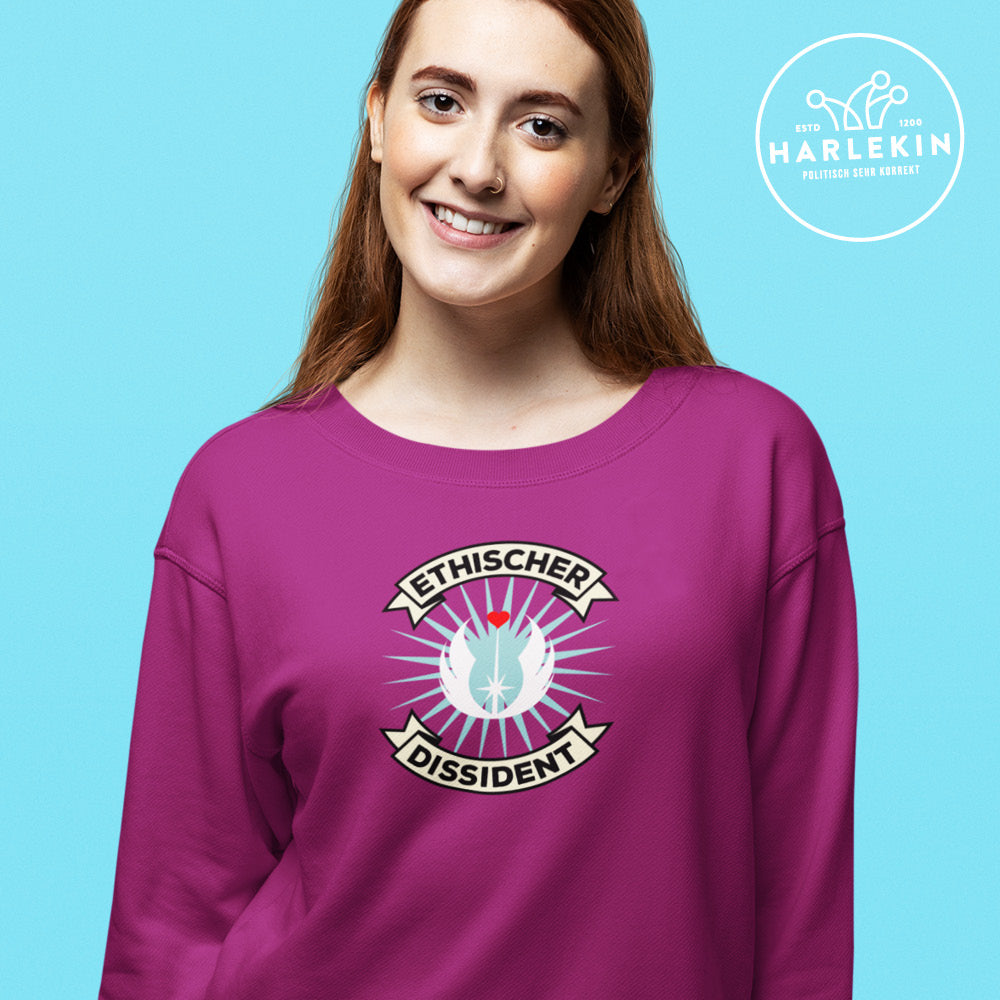 DEMOKR. WIDERSTAND SWEATER MÄDELS • ETHISCHER DISSIDENT-HARLEKINSHOP