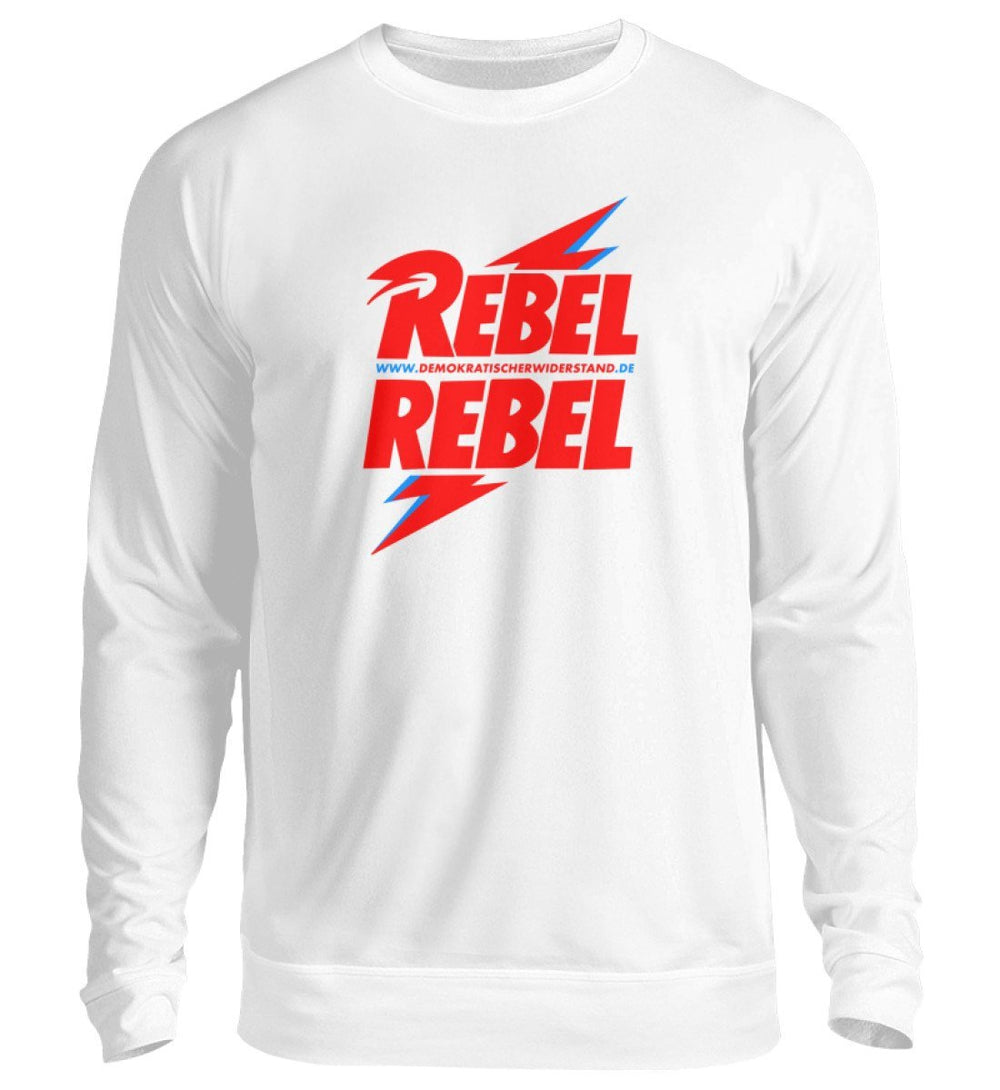 DEMOKR. WIDERSTAND SWEATER MÄDELS • REBEL REBEL - HELL-HARLEKINSHOP