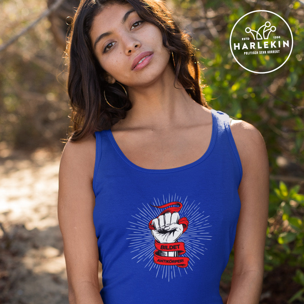 DEMOKR. WIDERSTAND TANK TOP MÄDELS • BILDET ANTIKÖRPER! - DUNKEL-HARLEKINSHOP