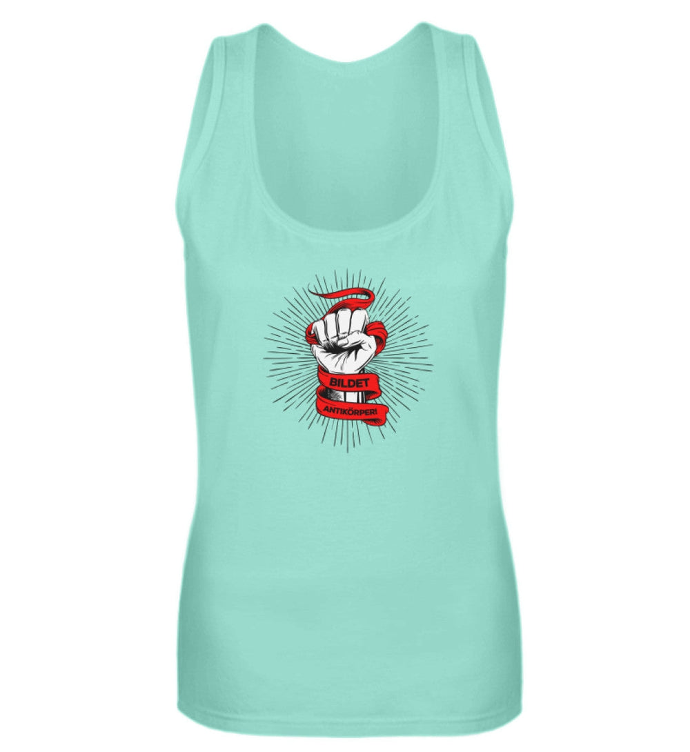 DEMOKR. WIDERSTAND TANK TOP MÄDELS • BILDET ANTIKÖRPER! - HELL-HARLEKINSHOP