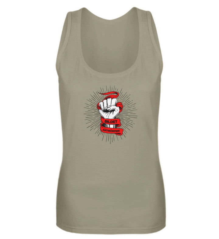 DEMOKR. WIDERSTAND TANK TOP MÄDELS • BILDET ANTIKÖRPER! - HELL-HARLEKINSHOP