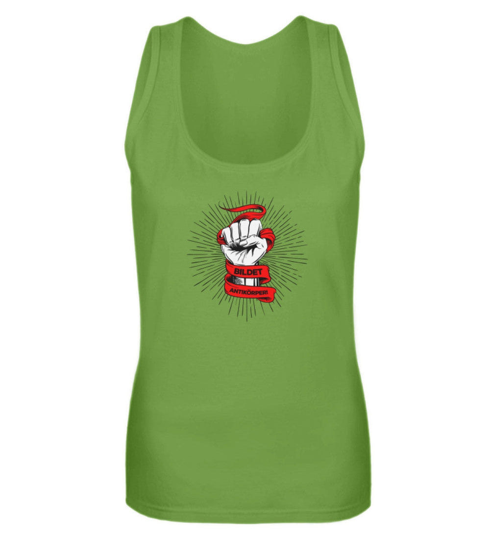 DEMOKR. WIDERSTAND TANK TOP MÄDELS • BILDET ANTIKÖRPER! - HELL-HARLEKINSHOP