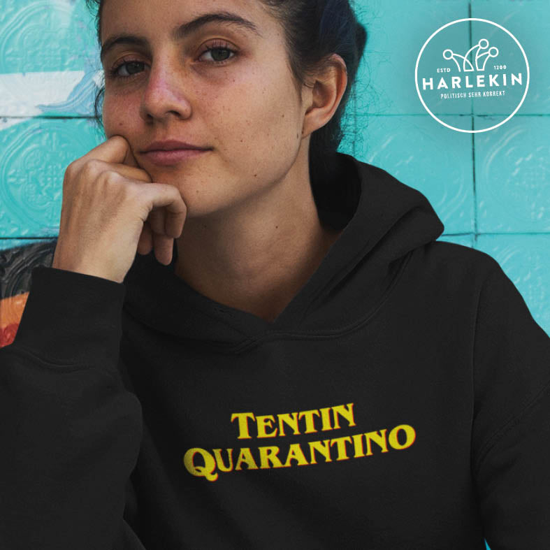 DEZENTE REBELLEN HOODIE MÄDELS • QUARANTINO-HARLEKINSHOP
